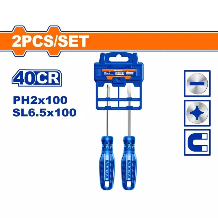 WADFOW 2 Pcs screwdriver set WSS2302