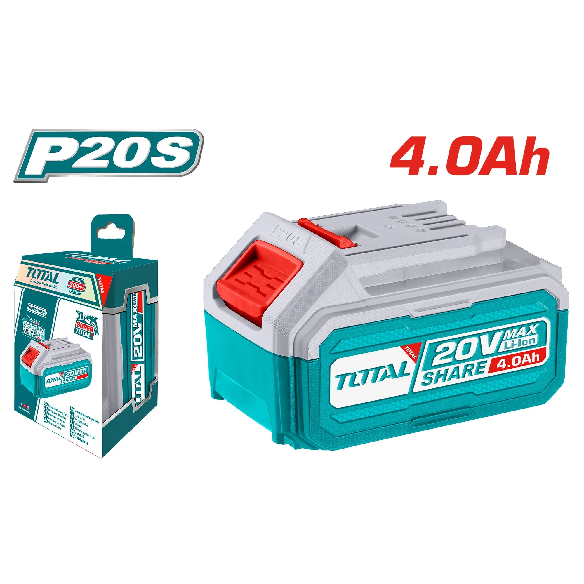 Total Cordless battery pack 4.0AH TFBLI20021