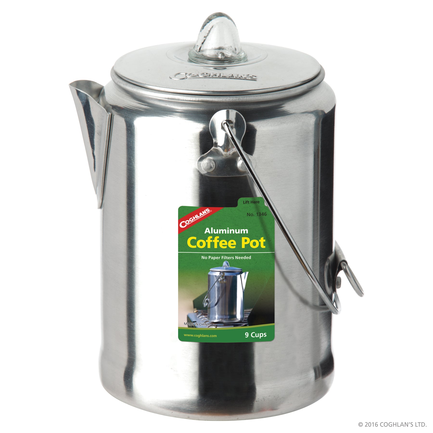 9 Cup Aluminum Coffee Pot