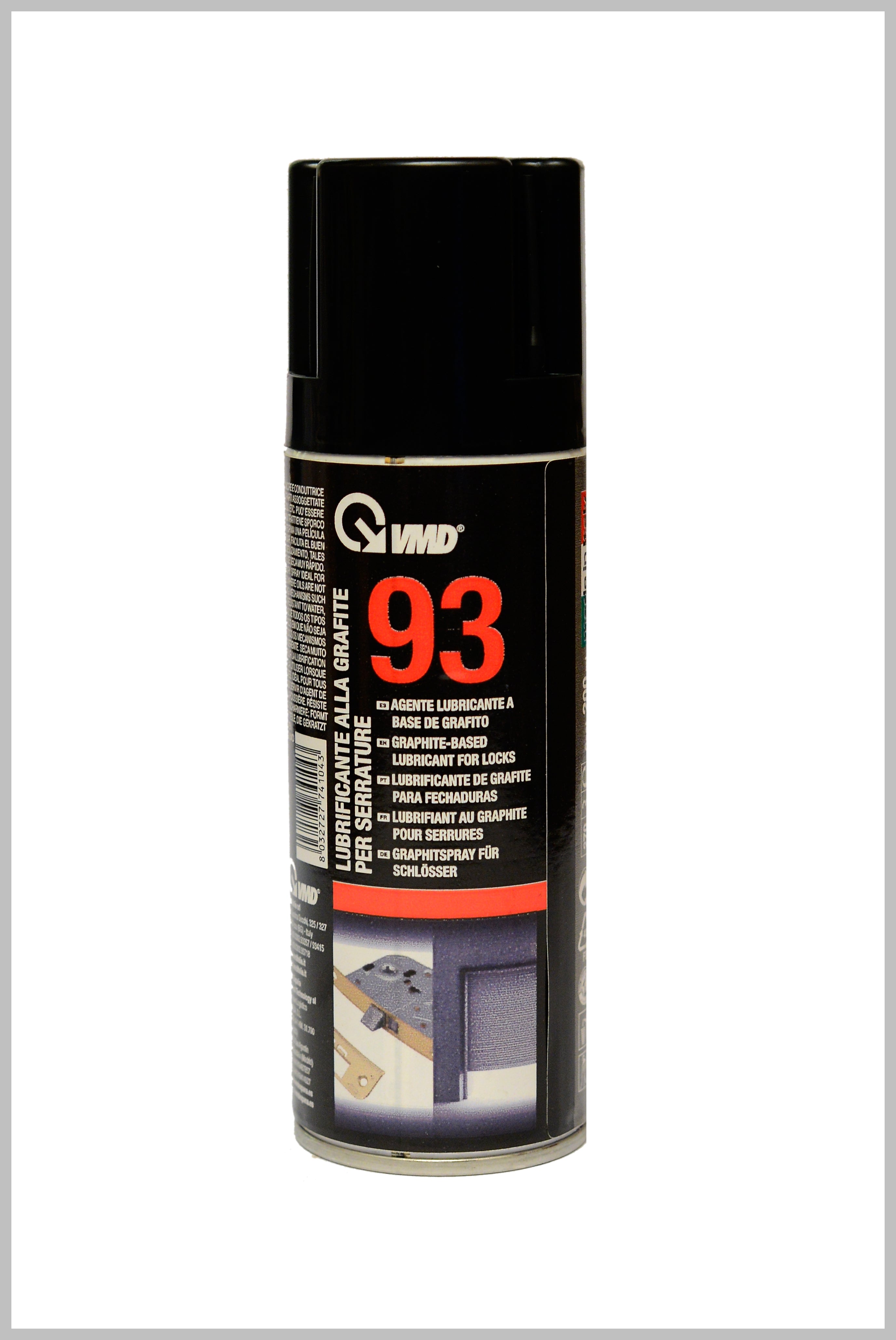 Graphite Based Lubricant for Locks