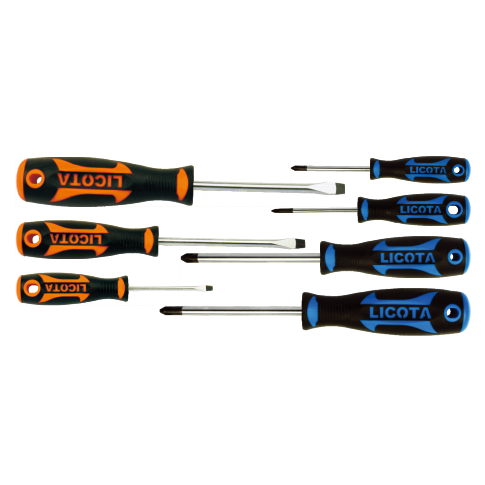 LICOTA MADE IN TAIWAN 7PCS SCREWDRIVER SET ROHS STANDARD WINDOW BOX