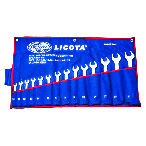 LICOTA MADE IN TAIWAN 14PCS EUROPEAN TYPE COMBINATION SET 8-32MM