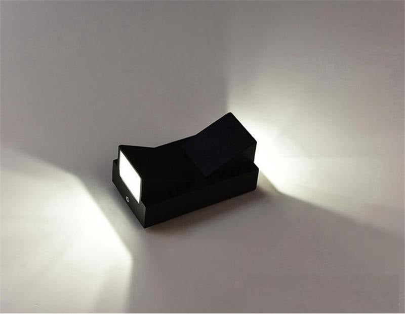 2 x 5w double sided K shaped outdoor wall light 3000K