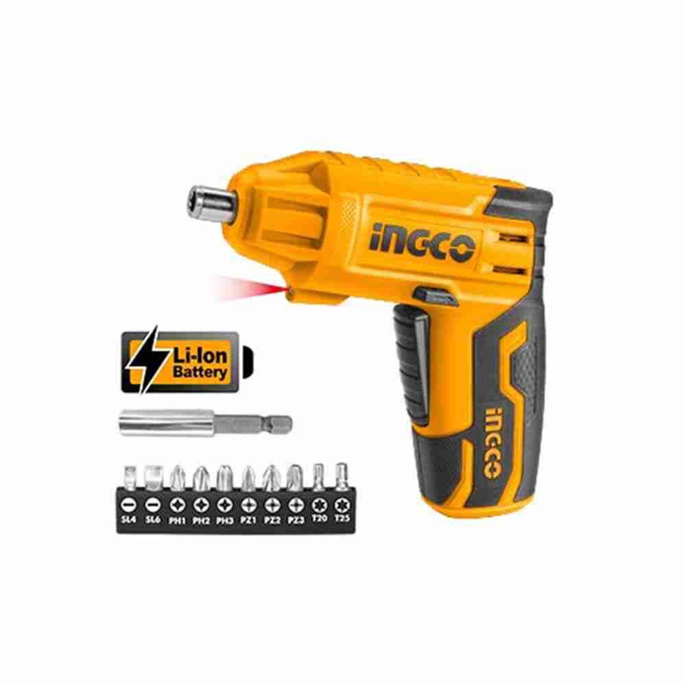 Ingco Lithium-Ion cordless screwdriver 4V CSDLI0401