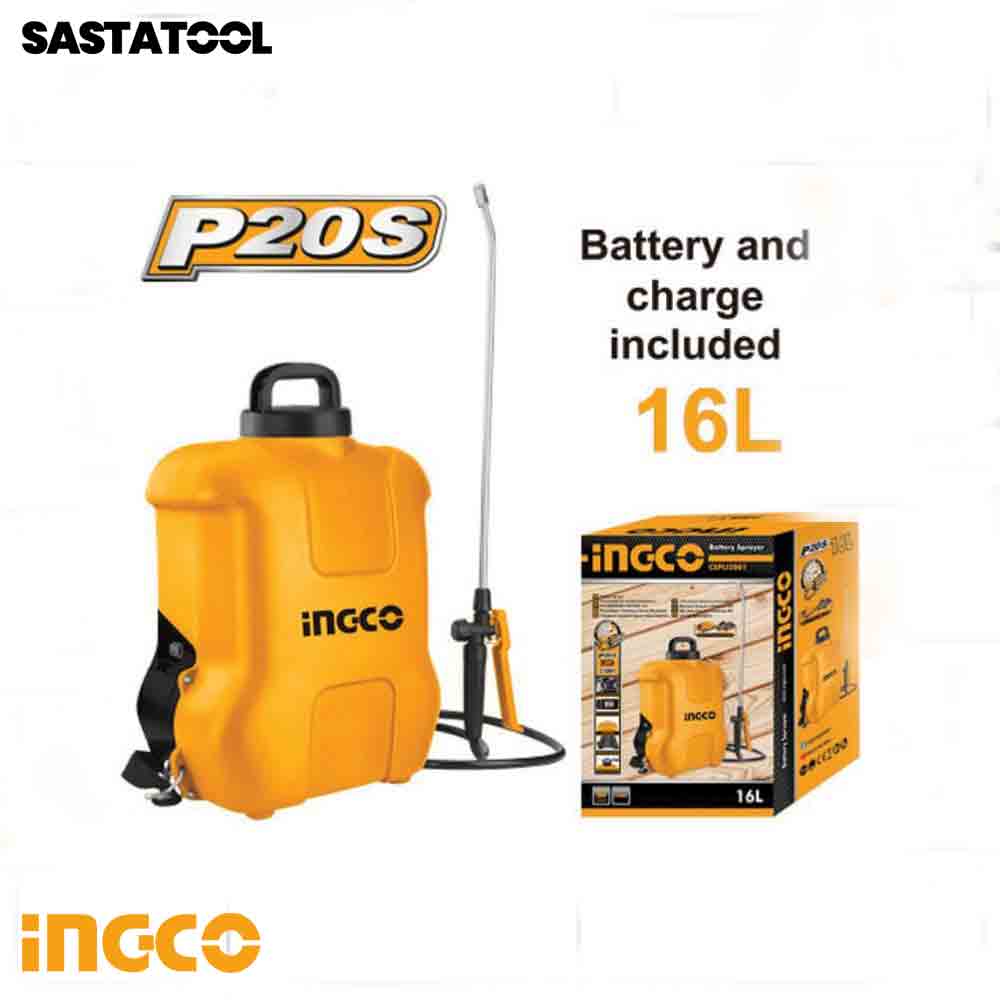 Ingco 20V Lithium Battery Sprayer 16L CSPLI2001