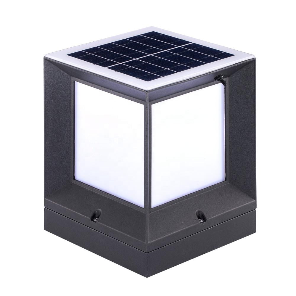 Solar pillar light