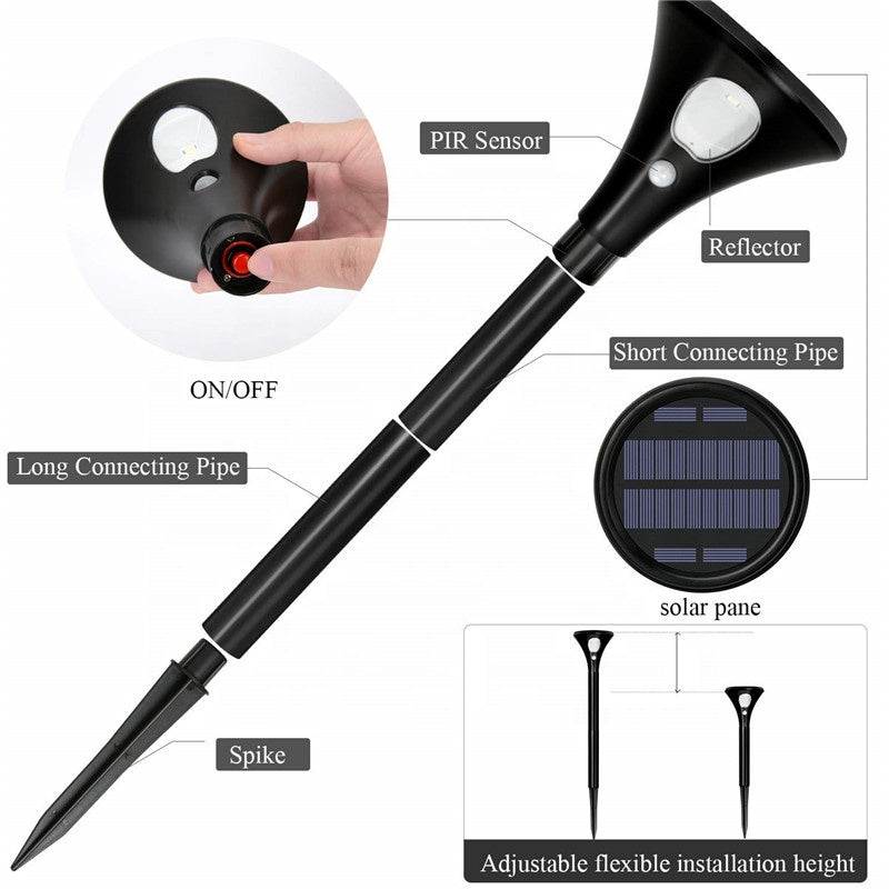 Solar Polycrystaline spike light