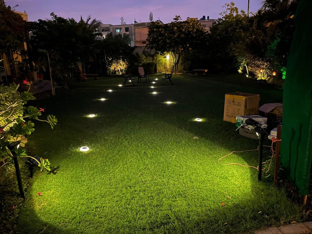 Solar Deck garden inground light