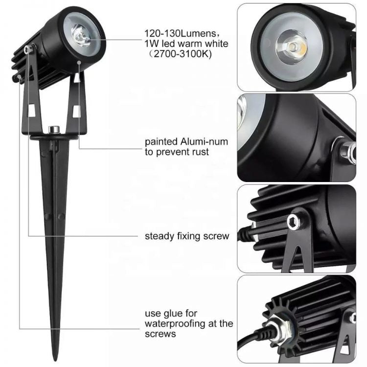 Solar COB spike light