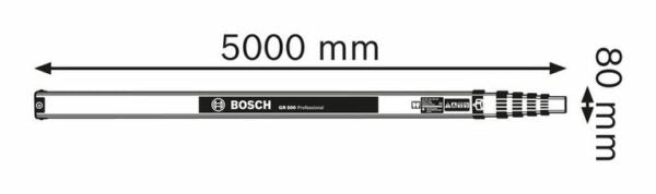 Bosch Measuring Rod, 5m, GR 500 Professional