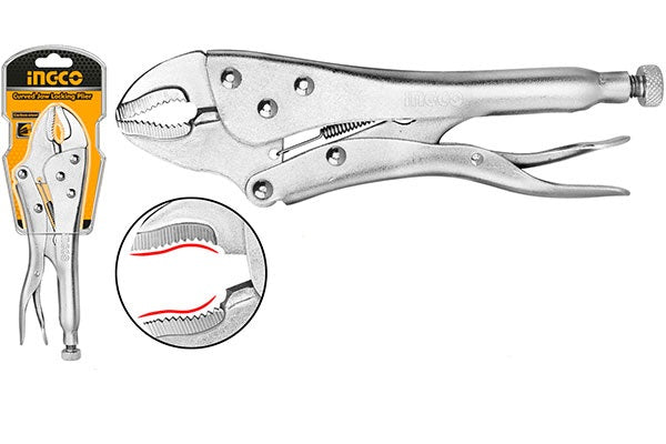 Ingco Curved jaw locking plier 10" HCJLW0210