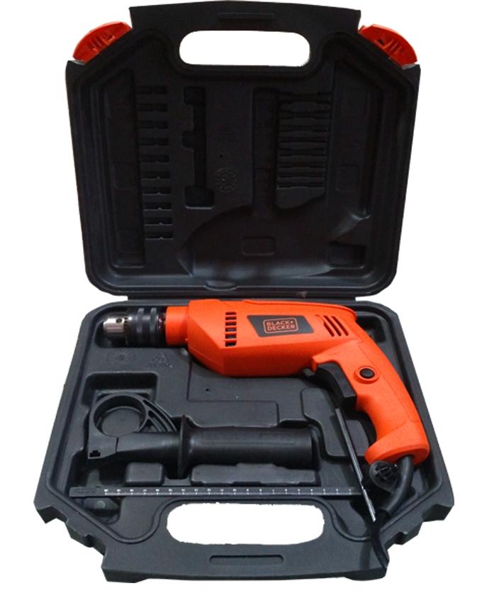 Black & Decker Drill Machine 13mm 650W Variable speed Kit Box