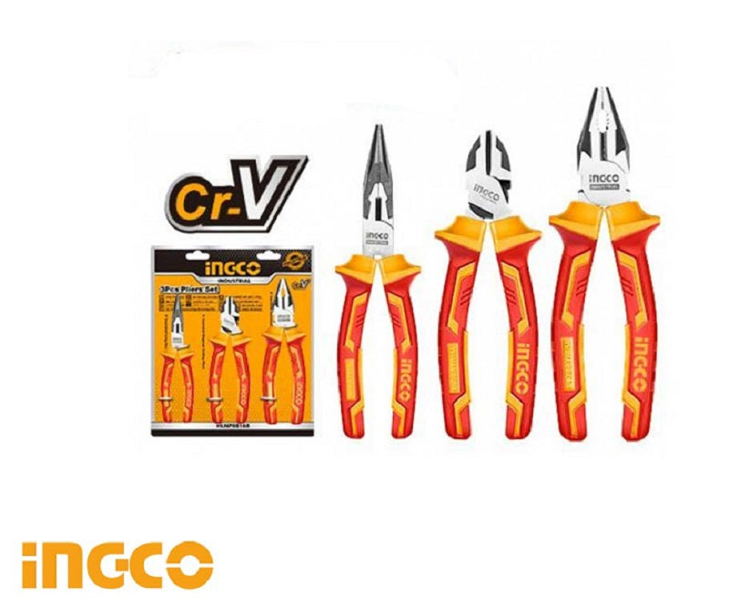 Ingco 3pcs insulated pliers set HIKPS28318