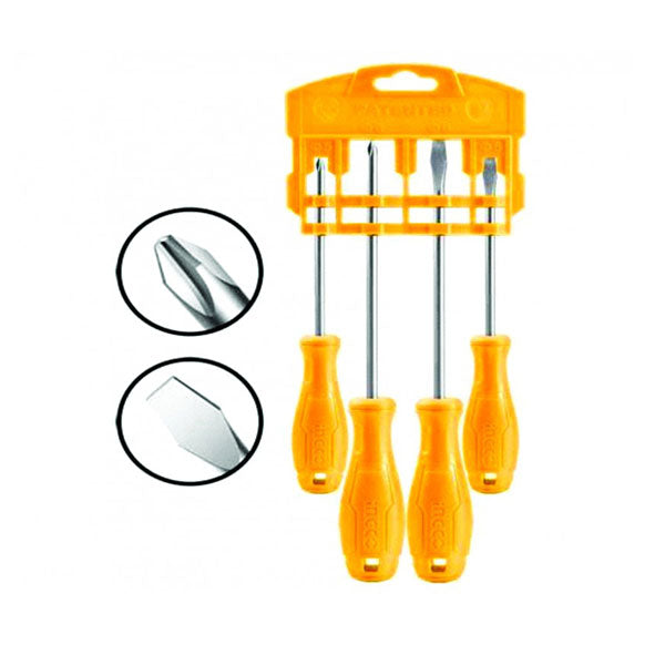 Ingco 4 pcs screwdriver set HKSD0458