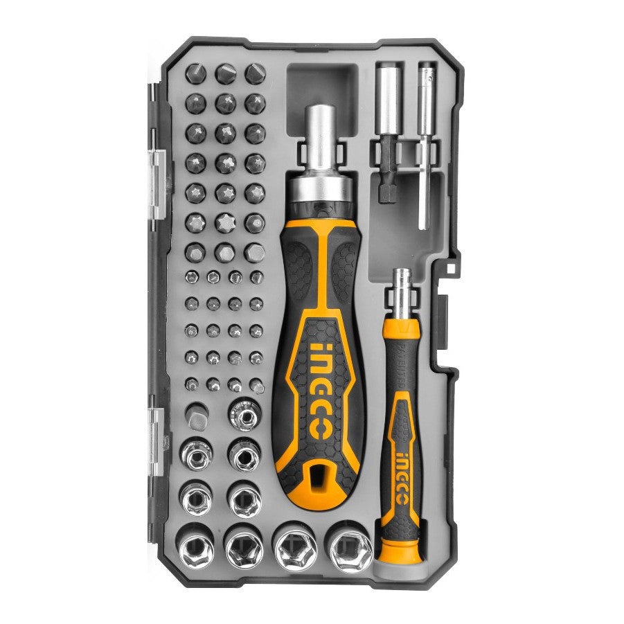 Ingco 55Pcs Screwdriver Bits Set HKSDB0558