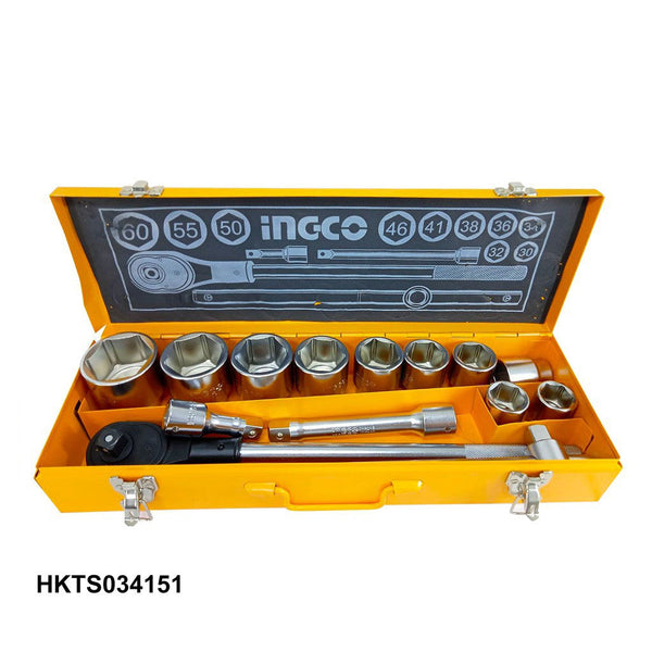 Ingco 15Pcs 3/4 DR.Socket-Set HKTS034151