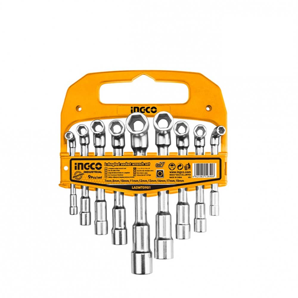 Ingco  6pcs L-Angled socket wrench set LASWT0601