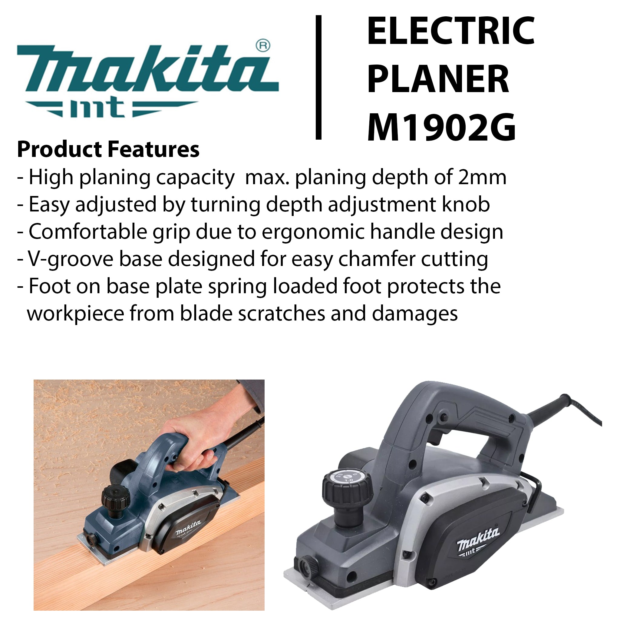 Makita Planer 3" 500W