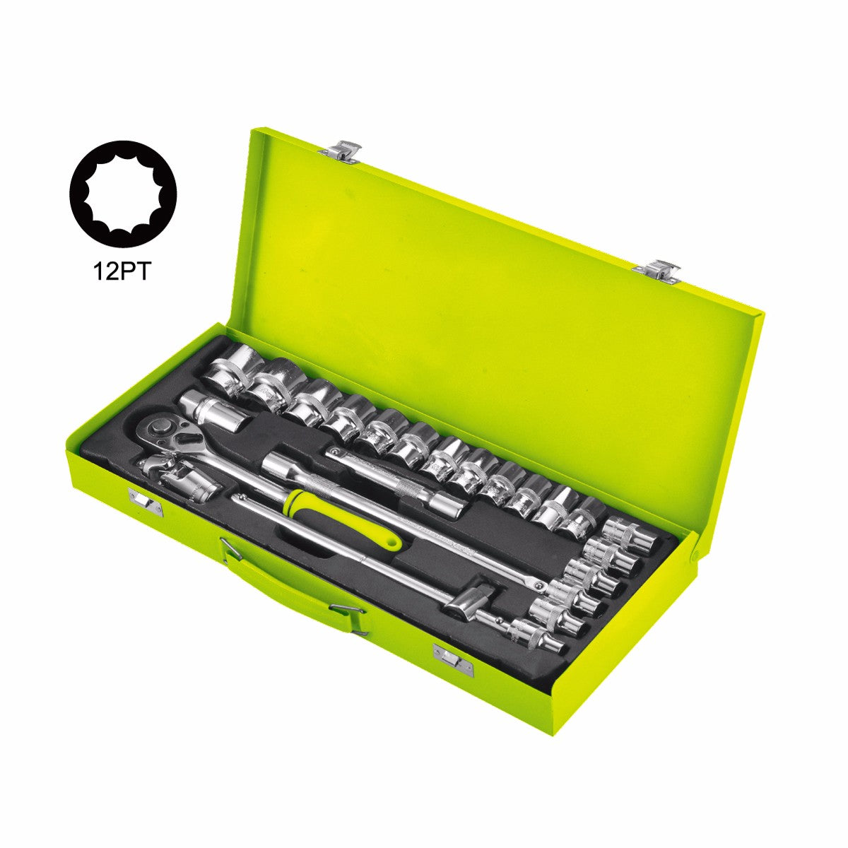 Prescott 24PCS 1/2" SOCKET SET PHWSL24