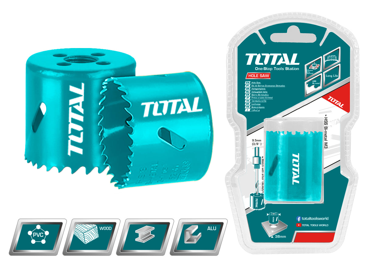 Total Bi-metal Hole saw 22mm TAC410221