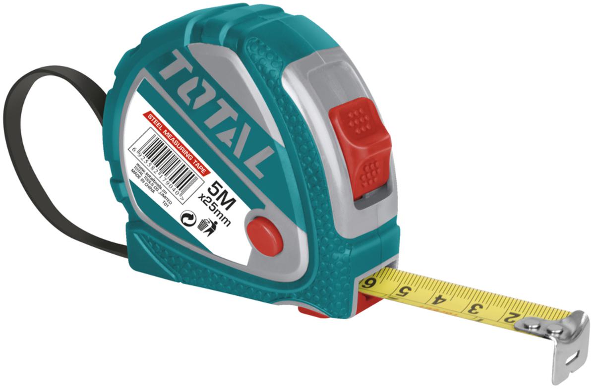 Total Steel measuring tape 5M X 25mm TMT126052