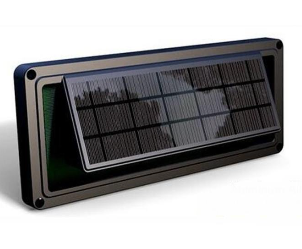 Aluminium solar step fence light 3000k without landscape LED